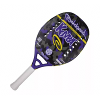 RAQUETE QUICKSAND BEACH TENNIS KOMBAT 23 - PRETO/ROXO